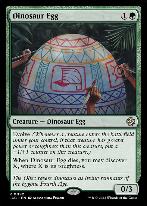 Dinosaur Egg (Lost Caverns of Ixalan Commander)